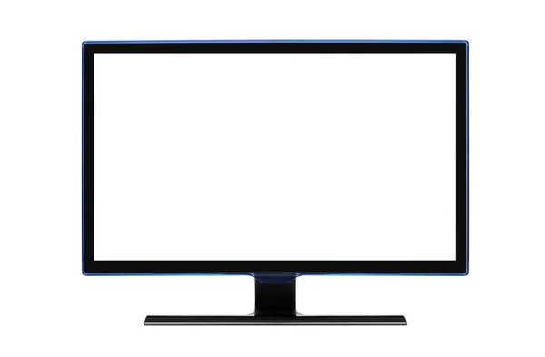Monitor Computer Isolato Sfondo Bianco — Foto Stock