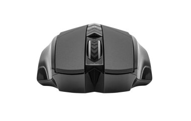 Kablosuz bilgisayar faresi beyaz arkaplanda izole edildi.