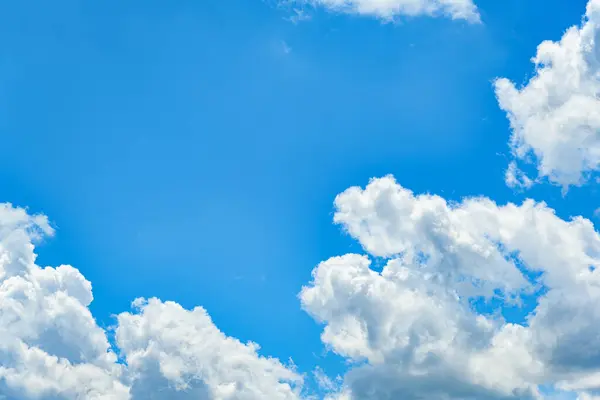Fundo Azul Céu Com Nuvens Céu Nuvens Fundo — Fotografia de Stock