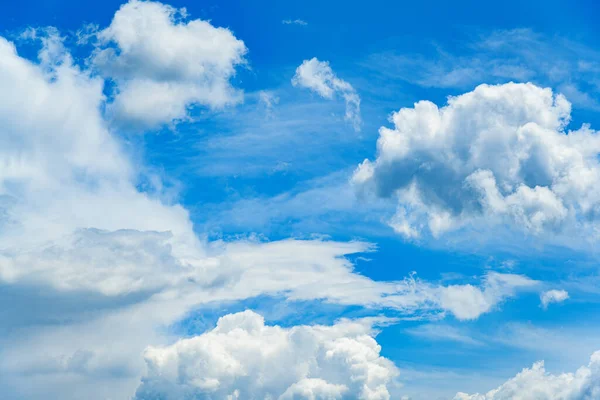 Blauwe Lucht Achtergrond Met Wolken Luchtwolken Achtergrond — Stockfoto