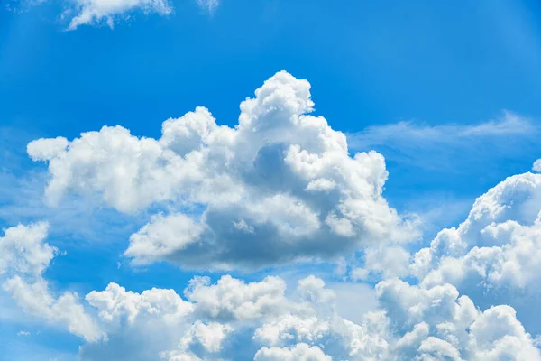 Niebieskie Tło Nieba Chmurami Niebo Chmury Tło — Zdjęcie stockowe
