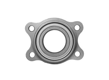 Beyaz arka planda otomatik merkez. Araç merkezi izole edildi..