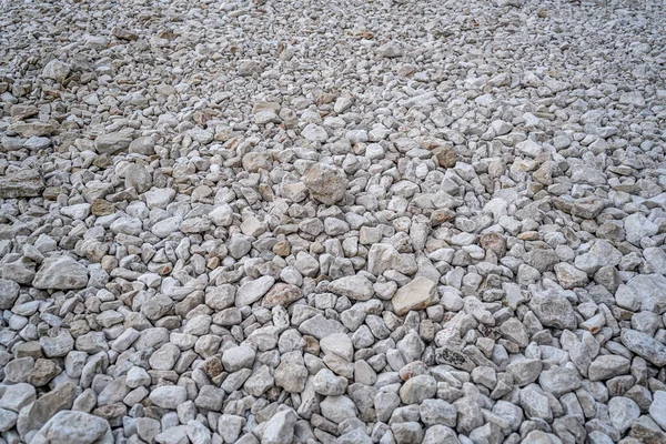 White Pebbles Beach Abstract Background — Stock Photo, Image
