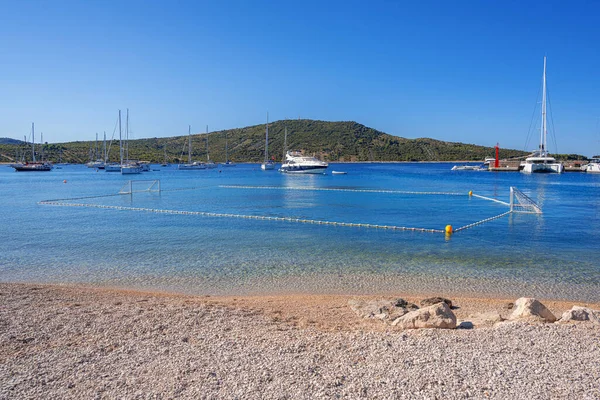 Yachten Und Boote Primosten Kroatien Fischerboote Hafen Von Primosten Dalmatien Stockfoto