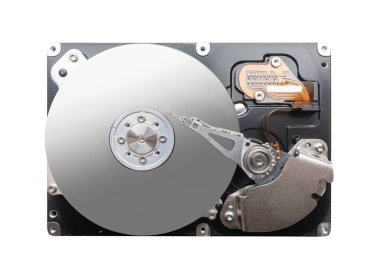 Sabit diski aç. Bilgisayar sabit diski HDD. Bilgisayar belleği.
