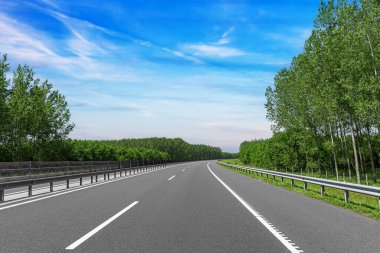 Boş otomobil otoyolu. Boş otoyol.