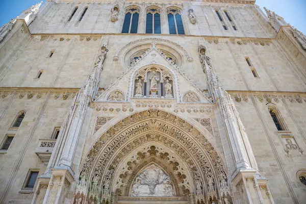 Elemente Der Zagreber Kathedrale Der Kroatischen Hauptstadt Zagreb lizenzfreie Stockfotos
