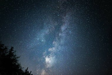 Samanyolu Galaksisi. Gece gökyüzü fotoğrafı.