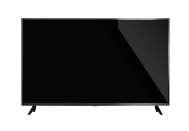 TV beyaz arkaplanda izole edildi.
