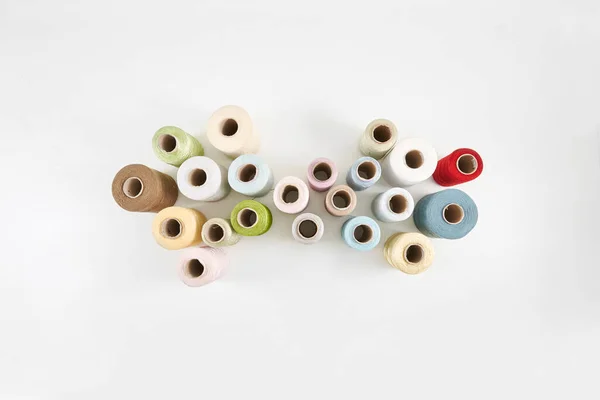 Yarn Rope Fabric White Background Isolated Style — Stockfoto