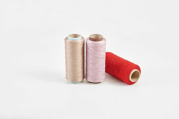 Yarn Rope Fabric White Background Isolated Style — Stock Photo, Image