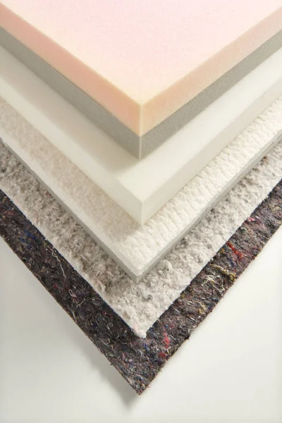 Mattress Bed Sponge Section Isolated White Background — Stock Photo, Image