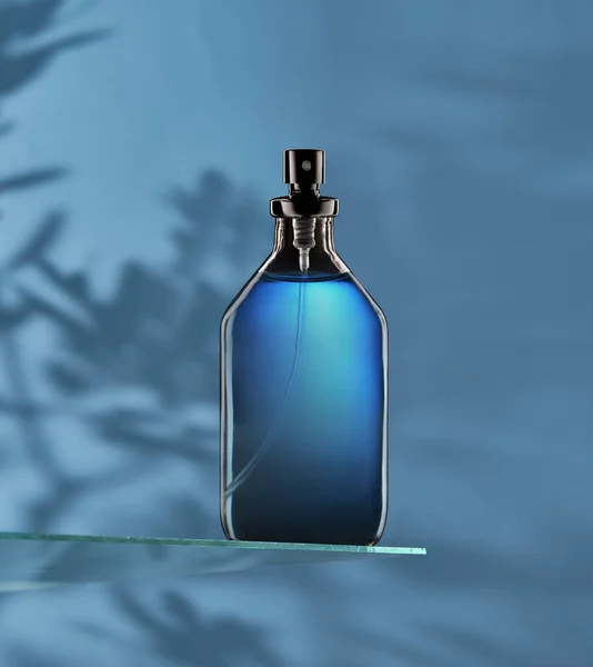 Şişe Ile Dekoratif Parfüm Arka Planı — Stok fotoğraf