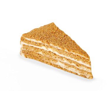 Pastalar beyaz arkaplanda izole edilmiş şekilde.