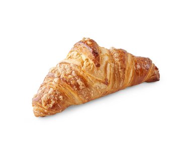 Kruvasan fırını izole edilmiş beyaz arkaplan biçimi.