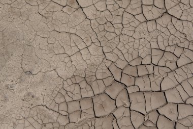 Kuraklık susuzluğu, yukarıdan gelen toprak..