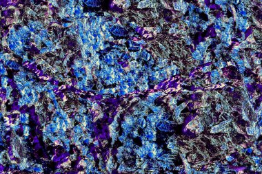 Mavi mor kristal taş soyut arkaplan pozitif tonlu                               