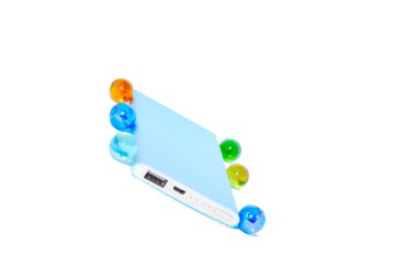 Renkli cam toplarla depolama bilgileri için taşınabilir sabit disk                               