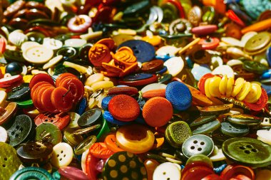 Terzi, terzi için çeşitli düğmeler