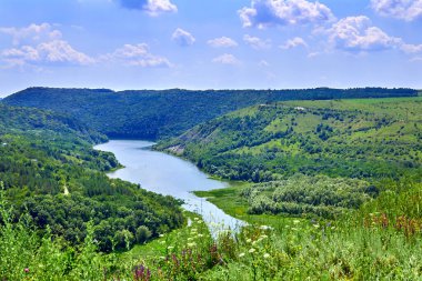Bir kanalda denize, göle ya da başka bir dereye akan büyük doğal bir su akıntısı..