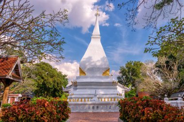 Phra that Si Song Rak Temple in Dan Sai district, Loei state Tayland. Thai Laos 'un yıkımının anısına..