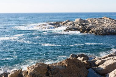 Denizdeki kayalar, Katalan Costa Brava, Akdeniz