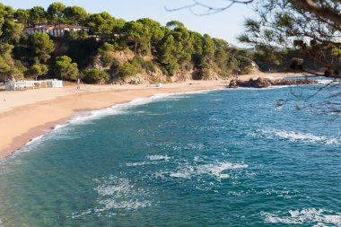 .Katalan Costa Brava 'daki La Conca plajı.