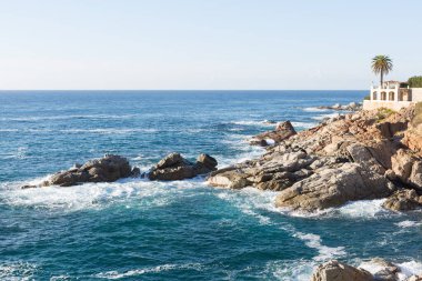 Denizdeki kayalar, Katalan Costa Brava, Akdeniz