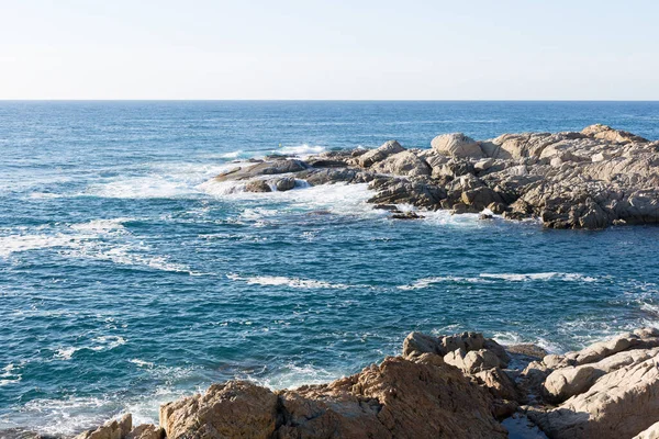 Klippor Havet Katalanska Costa Brava Medelhavet — Stockfoto