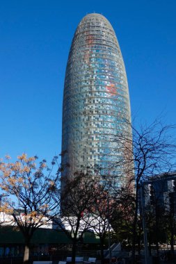modern buildings in Barcelona, office buildings