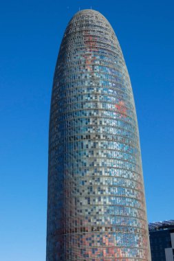modern buildings in Barcelona, office buildings