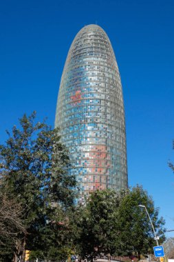 modern buildings in Barcelona, office buildings