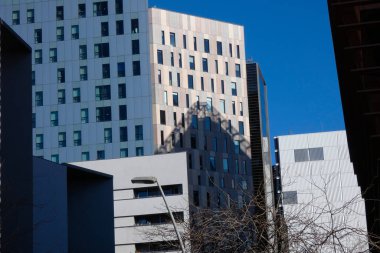 modern buildings in Barcelona, office buildings