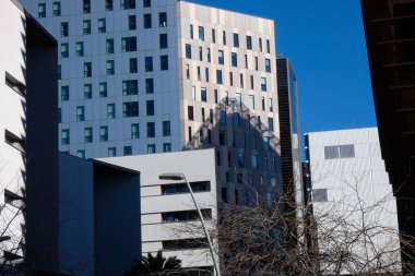 modern buildings in Barcelona, office buildings