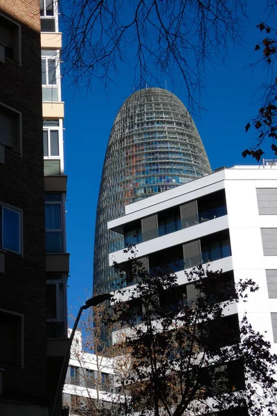 Moderne Gebäude Barcelona Bürogebäude — Stockfoto