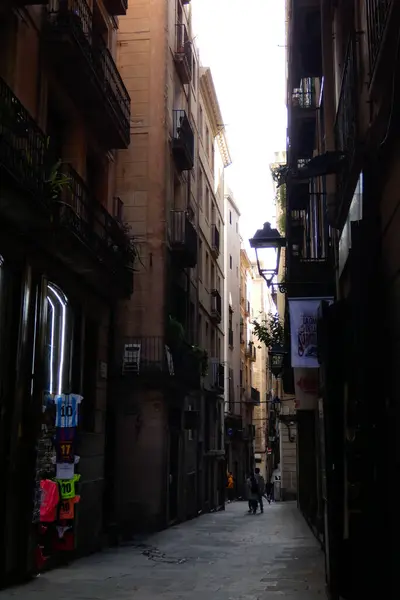 Quartier Gothique Ville Barcelone — Photo