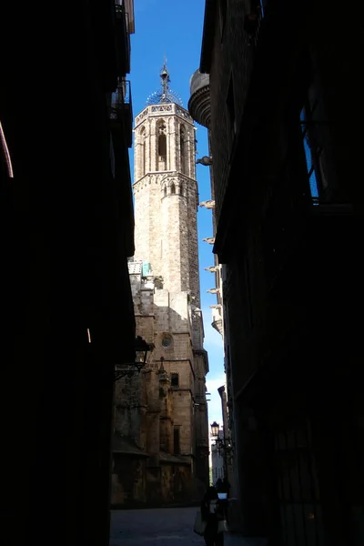 Gothic Quarter City Barcelona — Stockfoto