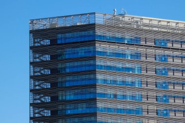 modern buildings in Barcelona, office buildings