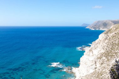 Almeria, Endülüs, İspanya 'da Cabo de Gata' nın vahşi plajlarını korudu.