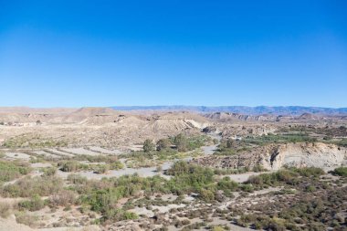 Almerya, Endülüs, İspanya 'da Tabernas Çölü