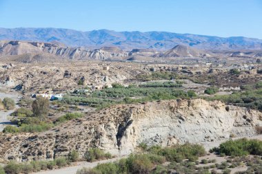 Almerya, Endülüs, İspanya 'da Tabernas Çölü