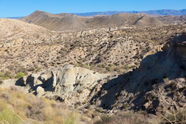 Almerya, Endülüs, İspanya 'da Tabernas Çölü