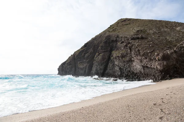 Προστατευόμενες Άγριες Παραλίες Του Cabo Gata Στην Επαρχία Της Αλμερίας — Φωτογραφία Αρχείου