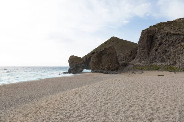 Playa Los Muertos Cabo Gata Provinsen Almeria Andalusien Spanien — Stockfoto