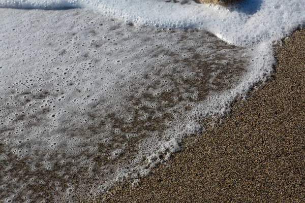 นบนชายหาดบนชายหาดเมด เตอร เรเน — ภาพถ่ายสต็อก