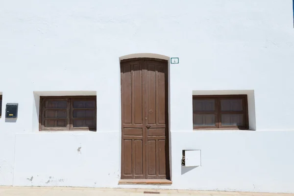 Puerta Rústica Pueblo Andaluz España — Foto de Stock