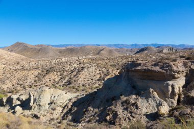 Almerya, Endülüs, İspanya 'da Tabernas Çölü