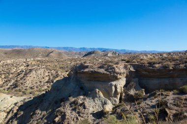 Almerya, Endülüs, İspanya 'da Tabernas Çölü