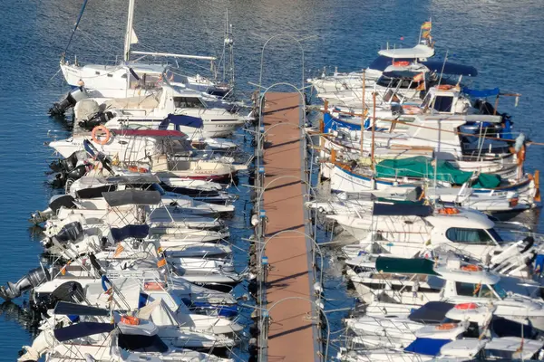 Marina Porto Pesca Cidade Blanes Costa Catalã — Fotografia de Stock