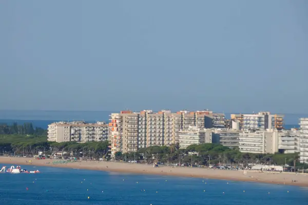 Algemeen Uitzicht Het Mediterrane Dorp Blanes Provincie Barcelona — Stockfoto